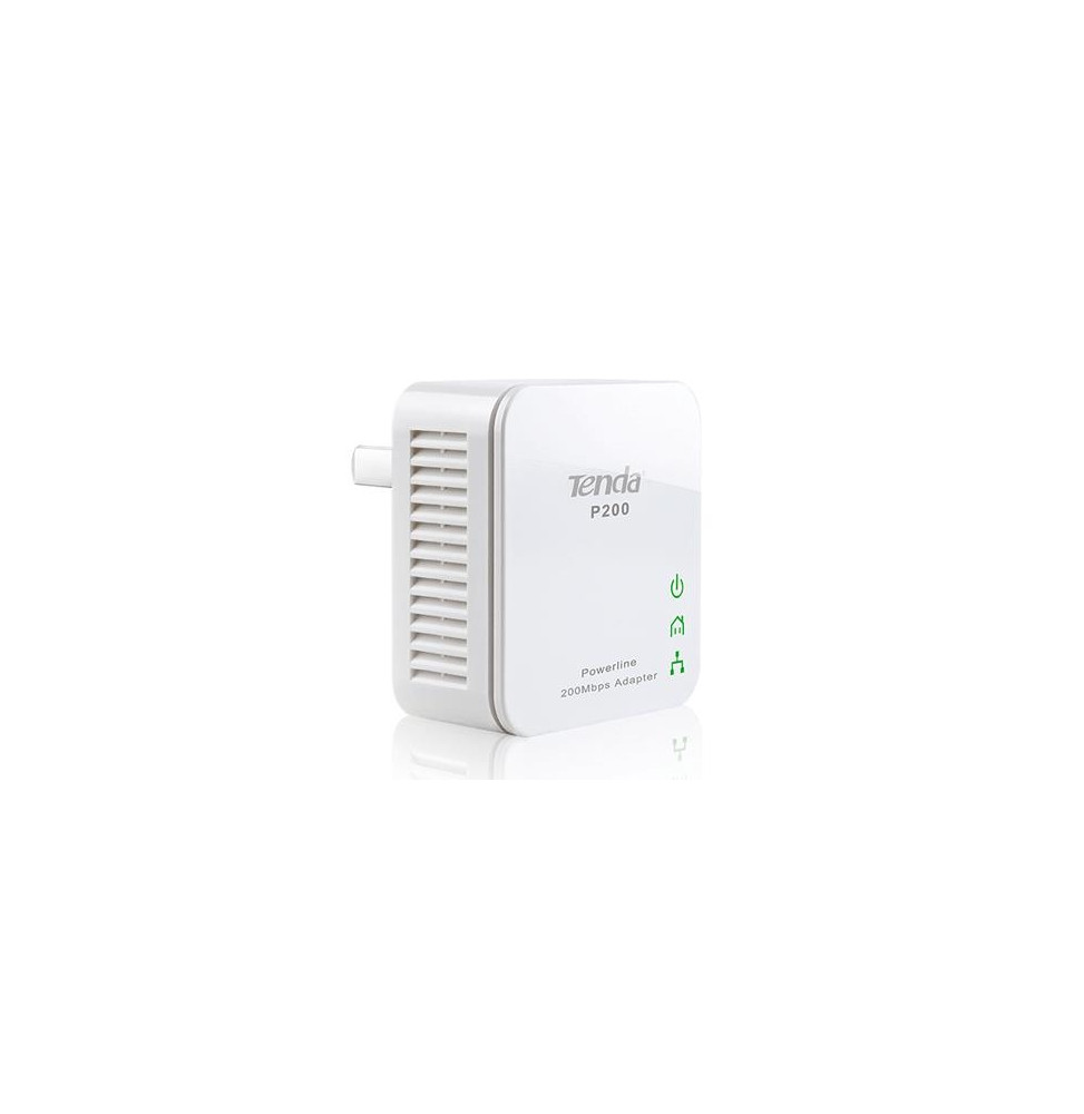  P200 POWERLINE 200M TENDA P200 MINI ADAPTER CON HOME PLUG  - GARANZIA